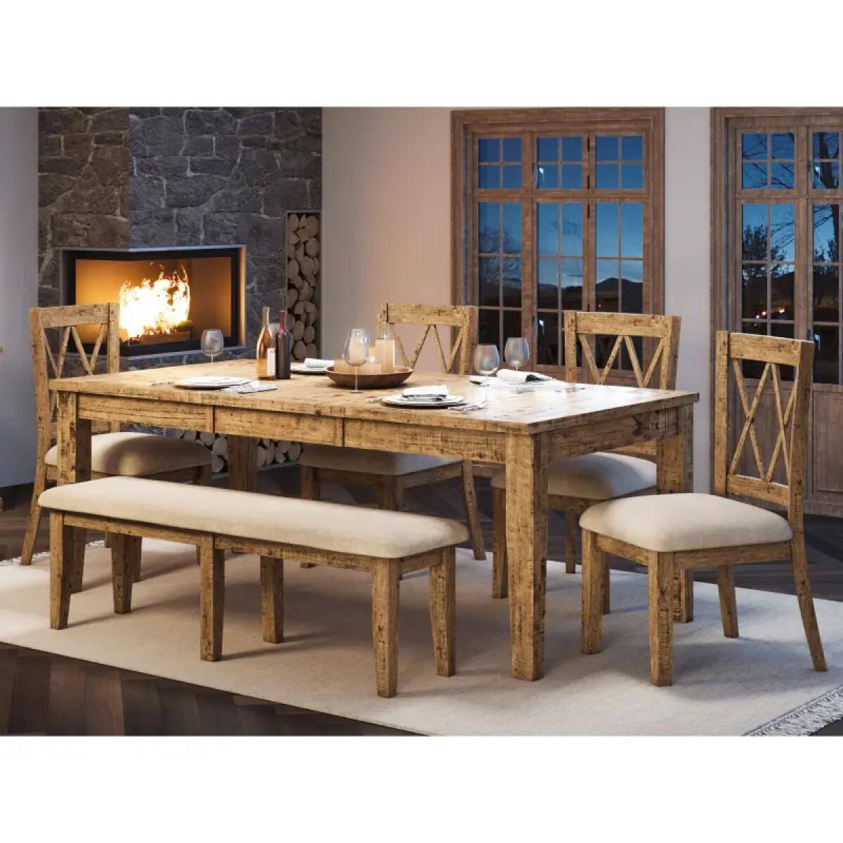 Telluride Extension Dining Table Dining Tables Brown 5