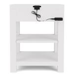 Rosalie 1-Drawer Nightstand-White - Image 4