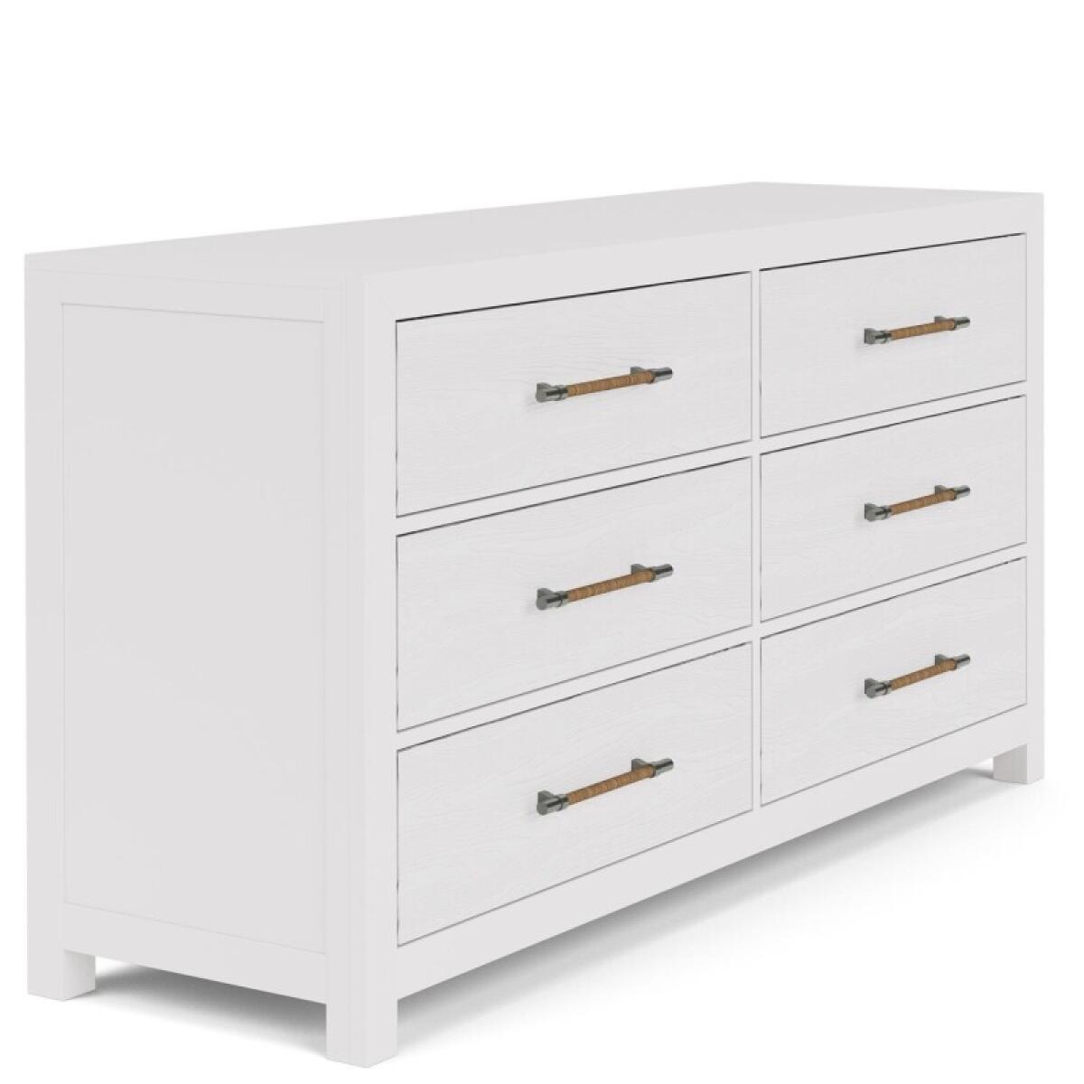 Rosalie 66" 6-Drawer Dresser-Wht - Image 6