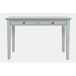 Rustic Shores – Grey Power Desk With 5 Drawers Desks Jofran