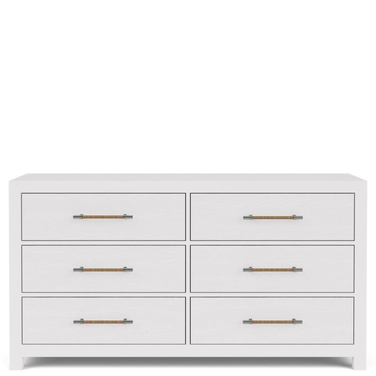 Rosalie 66" 6-Drawer Dresser-Wht - Image 2