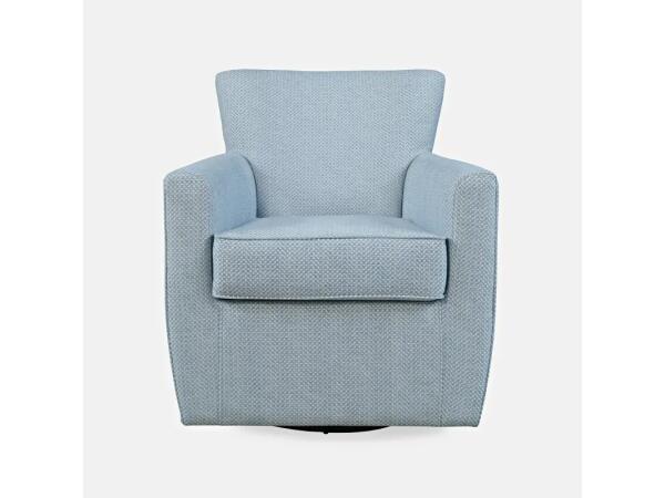 Harper Swivel Accent Chair Chairs Blue