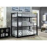 Olga Twin Triple Decker Bed Youth Beds Black 9