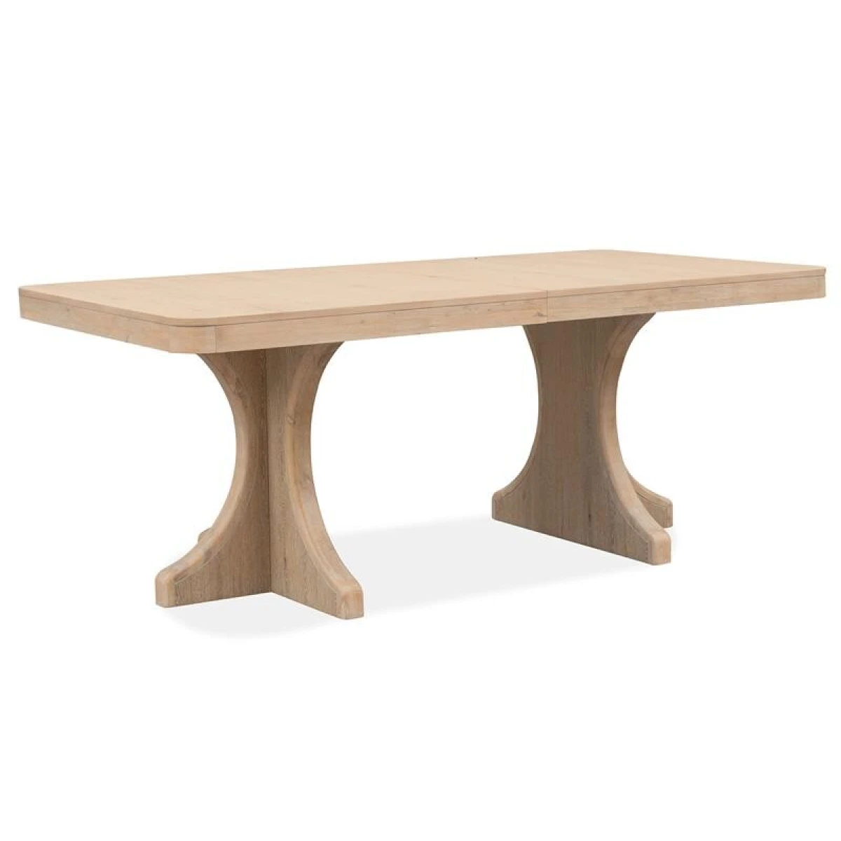 Somerset Wood Trestle Dining Table Base KD - Image 2