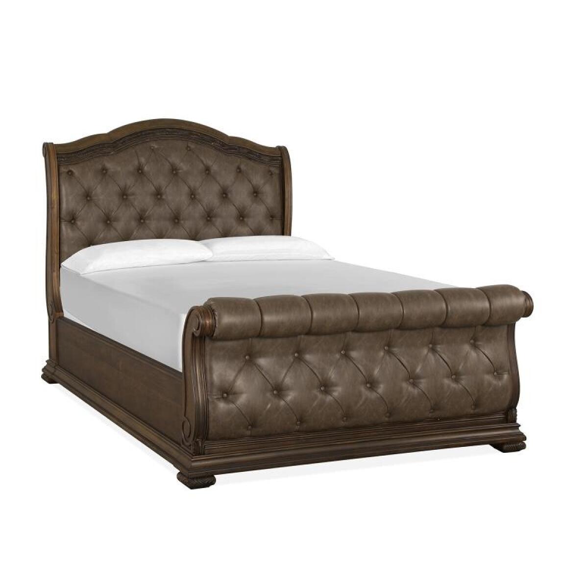 Durango Complete Queen Upholstered Sleigh Bed - Image 4