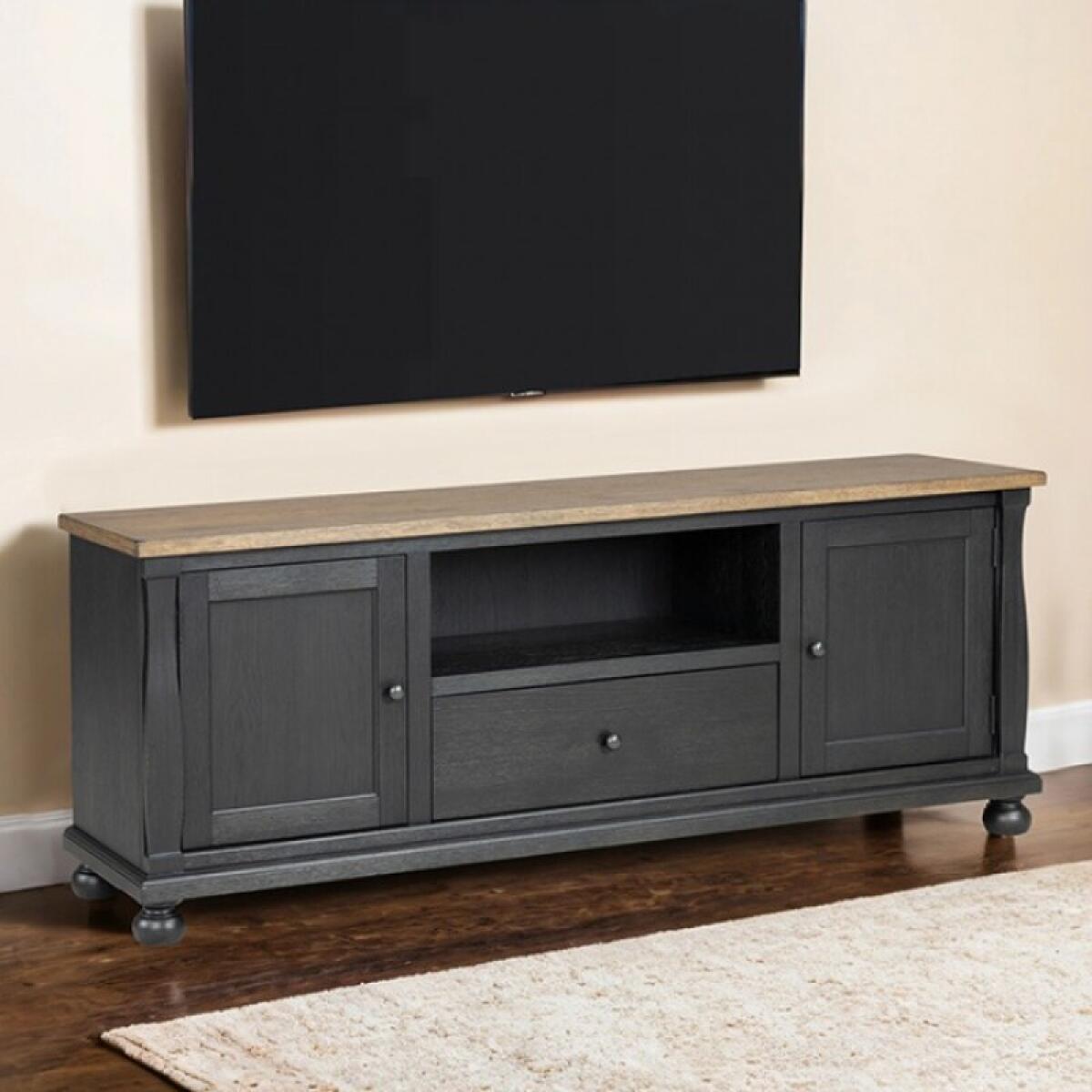 Neue Mills TV Console Entertainment Stands Black 4