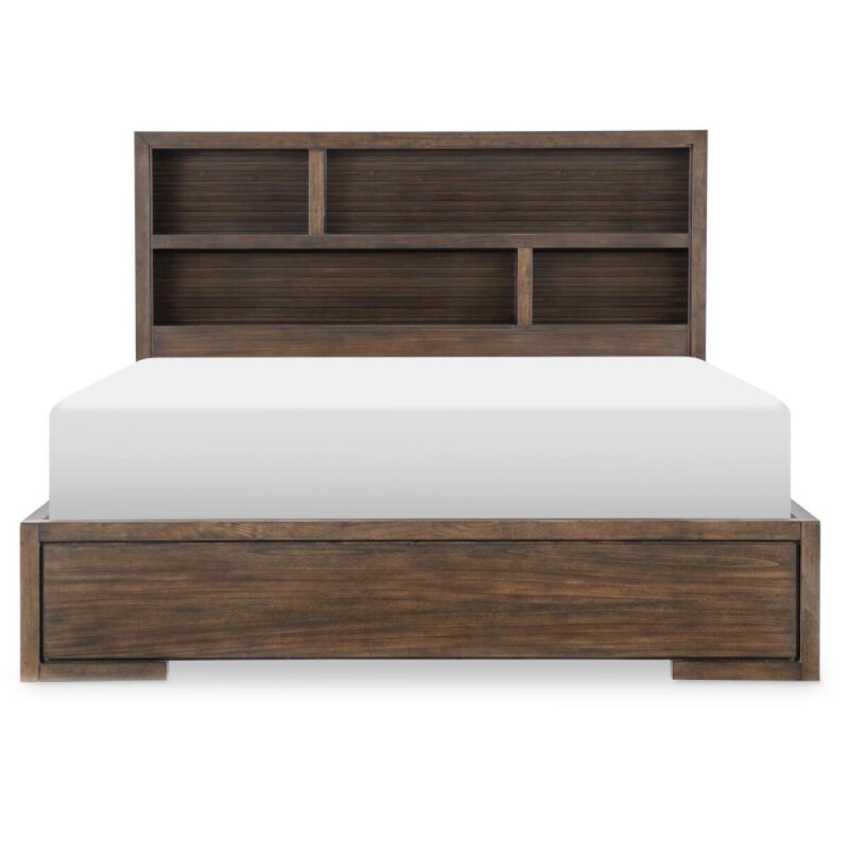 Complete Bookcase Bed W. 2 Side Storage Queen 5/0 Beds Beds 5