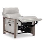 Wood Arm Recliner Recliners Cream 14