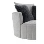 Hoople Channel Tufted Swivel Chair - Image 11
