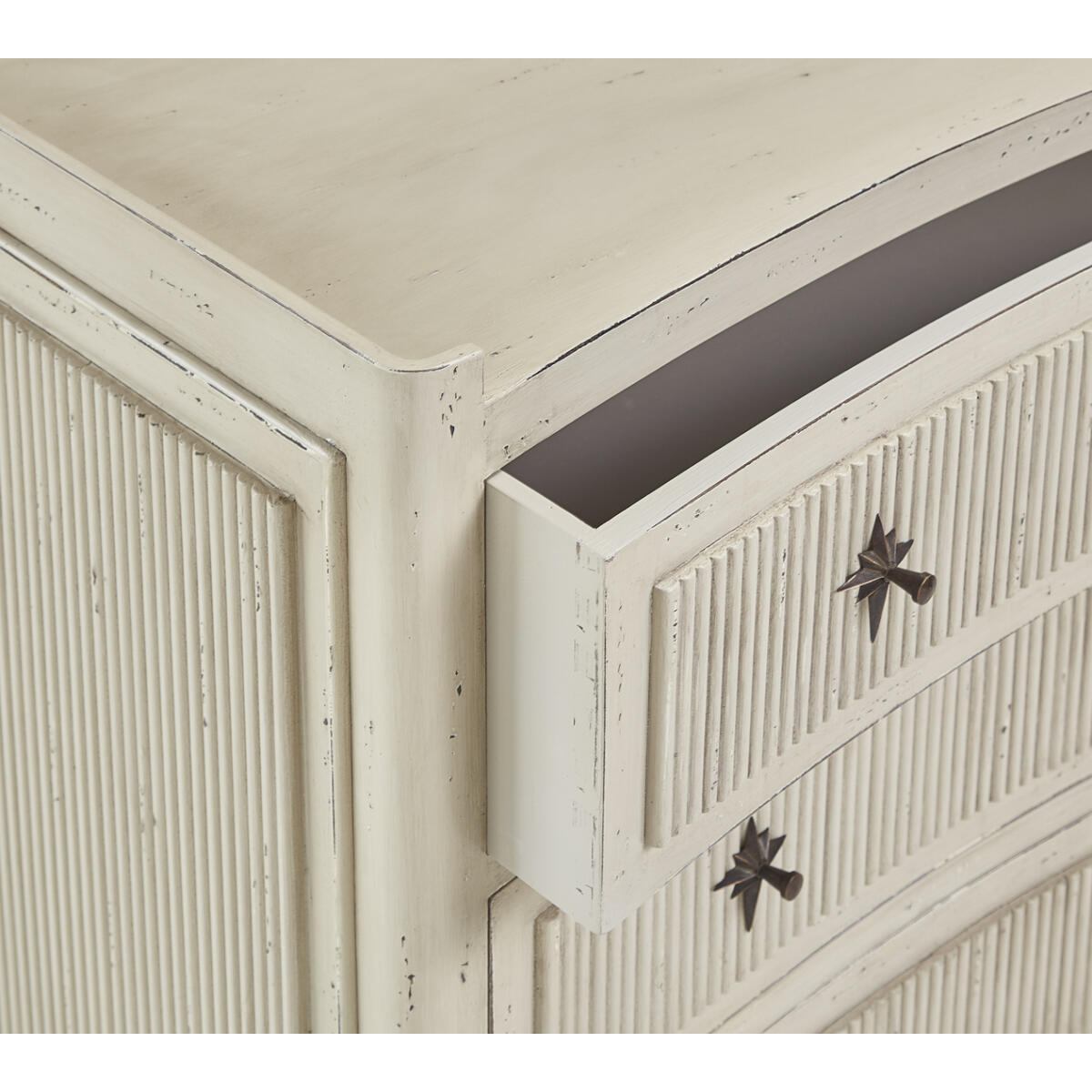 Reeded Chest Of Drawers - Image 5