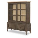 Display Cabinet Dining Storage Amber And Cocoa 12