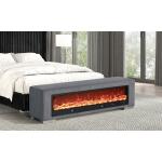 Elnath Bench w/ Visual Wood Log Fireplace - Image 3