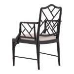 Black Sawyer Arm Chair Chairs Black 12