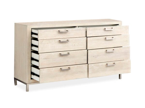 Double Drawer Dresser Dressers Cream