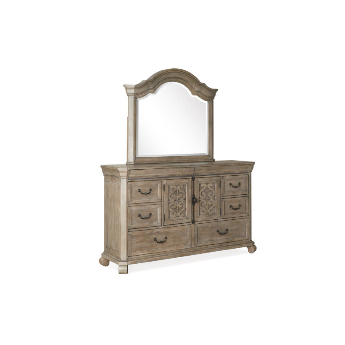 Tinley B4646-53 Complete Queen Sleigh Storage Bed - Image 2