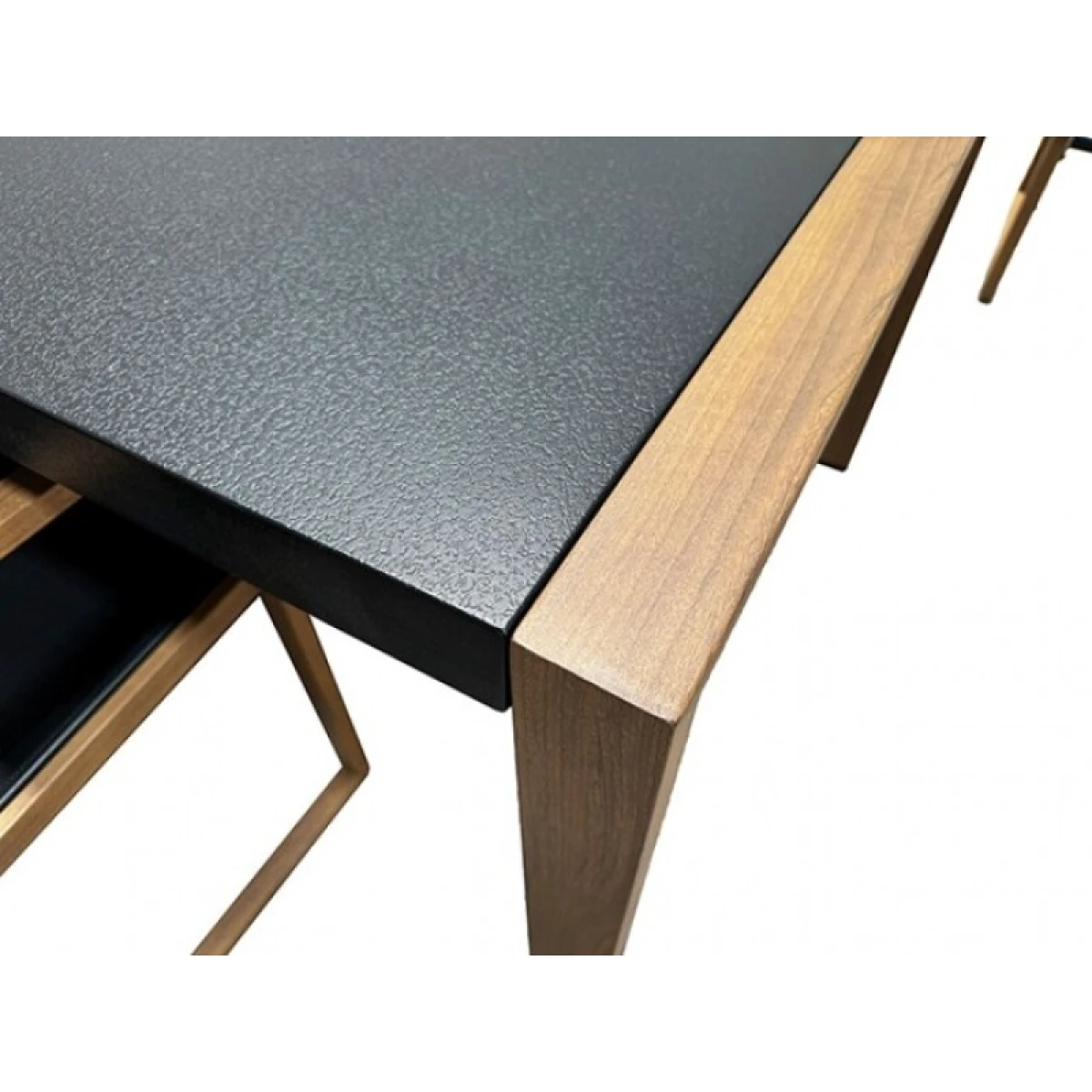 Oswego 8 Pc. Outdoor Dining Set Outdoor Sets Black/Natural 8