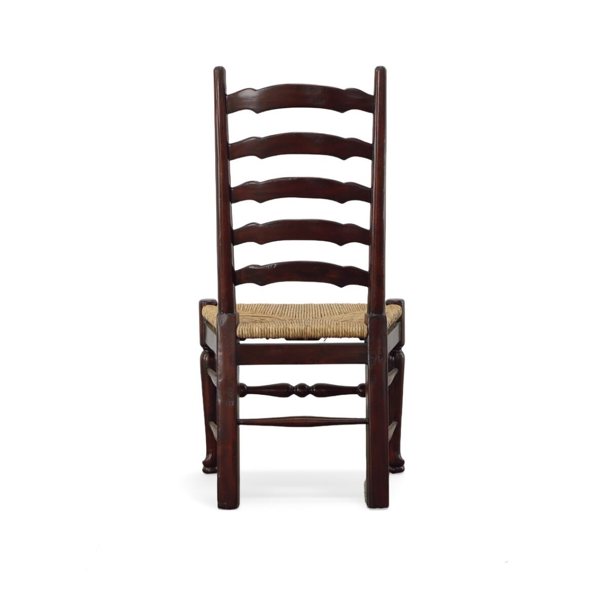 English Country Ladderback Side Chair - Image 5