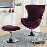 Eloise Chair w/ Ottoman Ottomans & Poufs Furniture of America 6