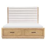 Complete King Channeled Upholstered Storage Bed 6/6 - Image 3