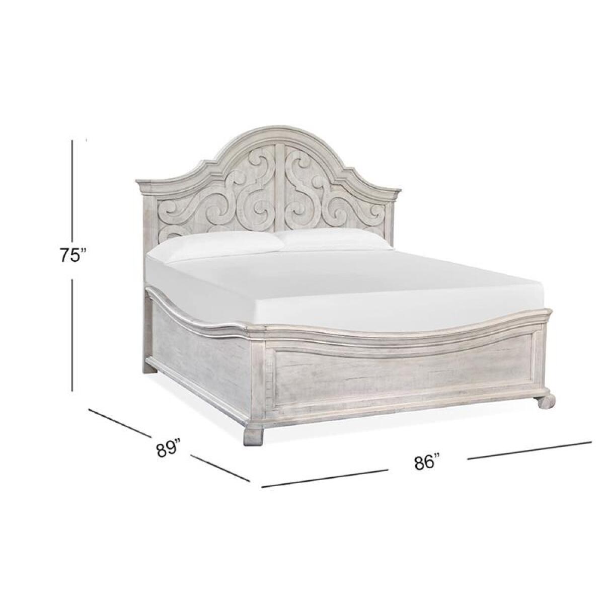 Bronwyn Complete King Shaped Panel Bed - Image 4