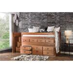 Cleo Twin Captain Bed Youth Beds Brown 12