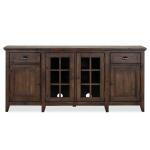 Lancaster Wood Right Pier KD Entertainment Stands Brown 2