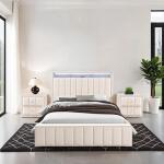 Farese Queen Bed w/ 2 Nightstands - Image 3