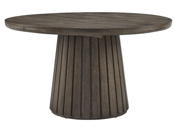 Kavanaugh Wood Round Dining Table Base KD Dining Table Bases Brown