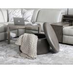 Swivel Ottoman On Casters Ottomans & Poufs Brown 18