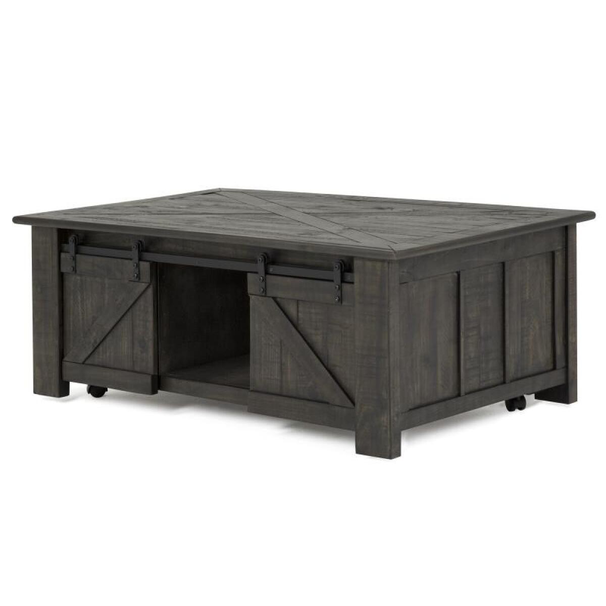 0456db559057d5a38b04146617ab60ec Garrett Rectangular Lift Top Cocktail Table w/Casters - Image 1