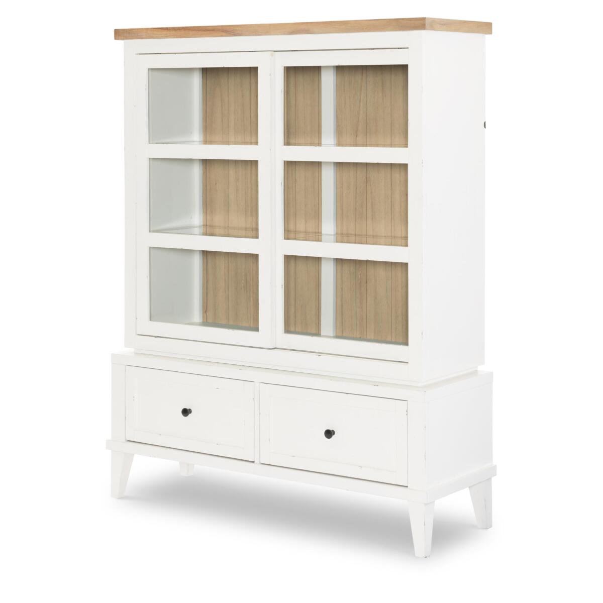 Display Cabinet Dining Storage Amber And Cotton 4