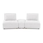 Stavanger Curved 3-Seater Sectionals Furniture of America