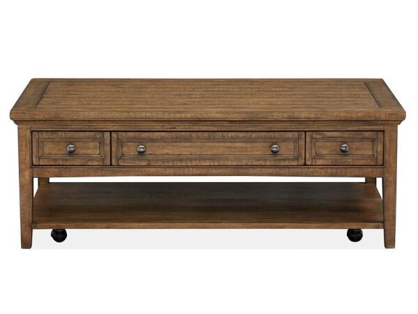 Bay Creek Rectangular Cocktail Table w/Casters - Image 12