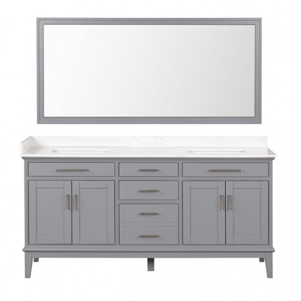 Almeria Vanity Set w/ Mirror - Image 12