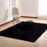 Caparica Area Rug 5′ x 7′ Rugs Black 8