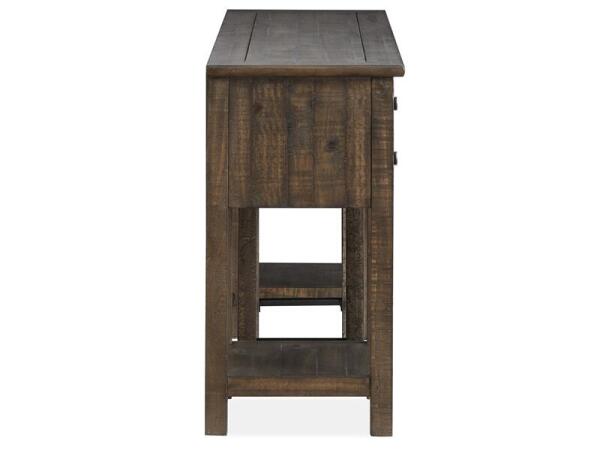 Smithton Rectangular Sofa Table w/1 Stool Sofa Tables Brown 18