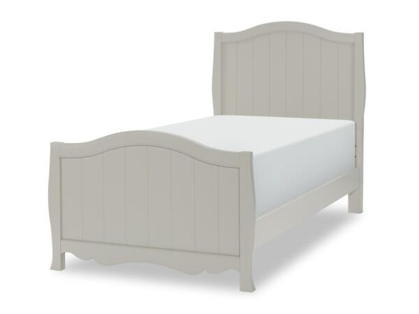 Complete Panel Bed Twin 3/3 Youth Beds Cream