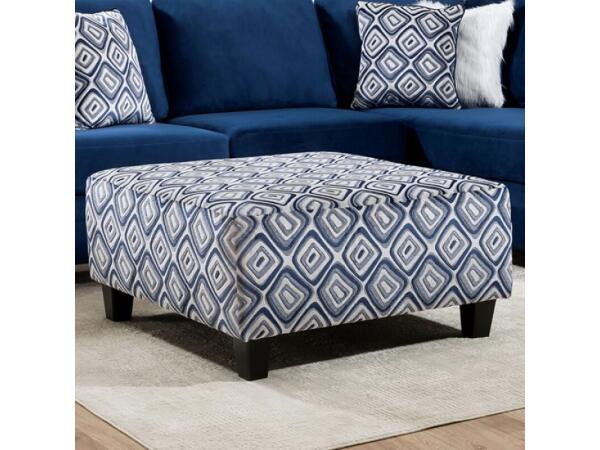 Waldport Ottoman Ottomans & Poufs Blue