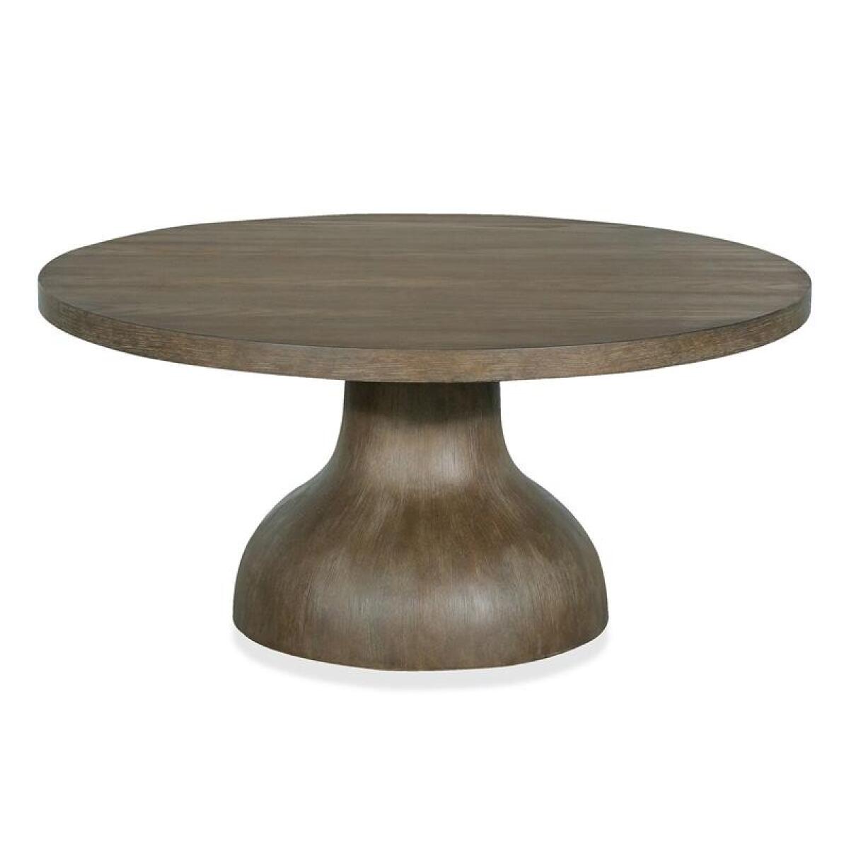 Bosley Lt. Brown Wood Round Cocktail Table Base SU - Image 2