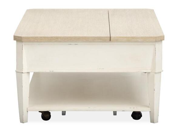 Echo Isles Lift Top Storage Cocktail Table w/Casters - Image 7