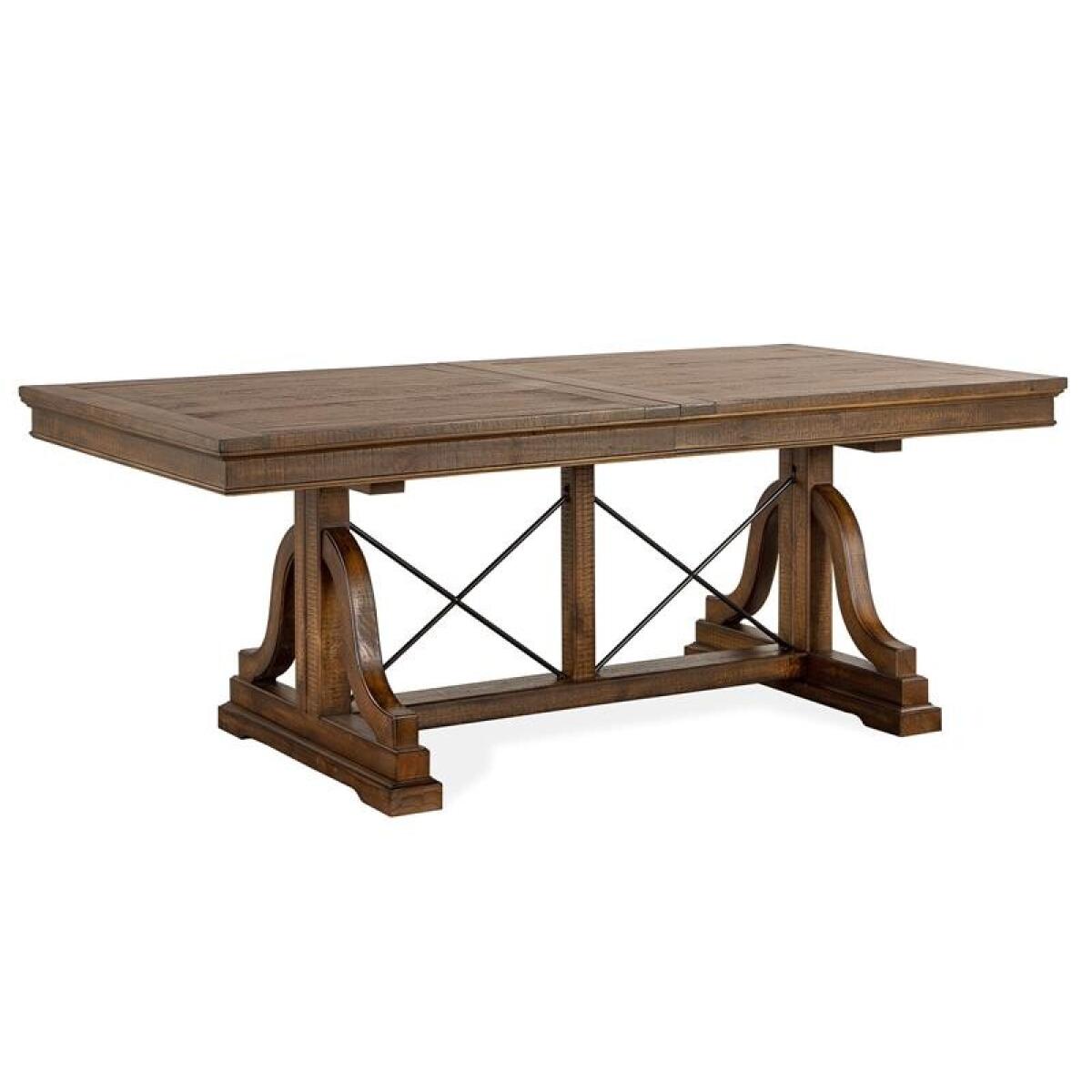 Bay Creek Wood Trestle Dining Table Top SU - Image 2