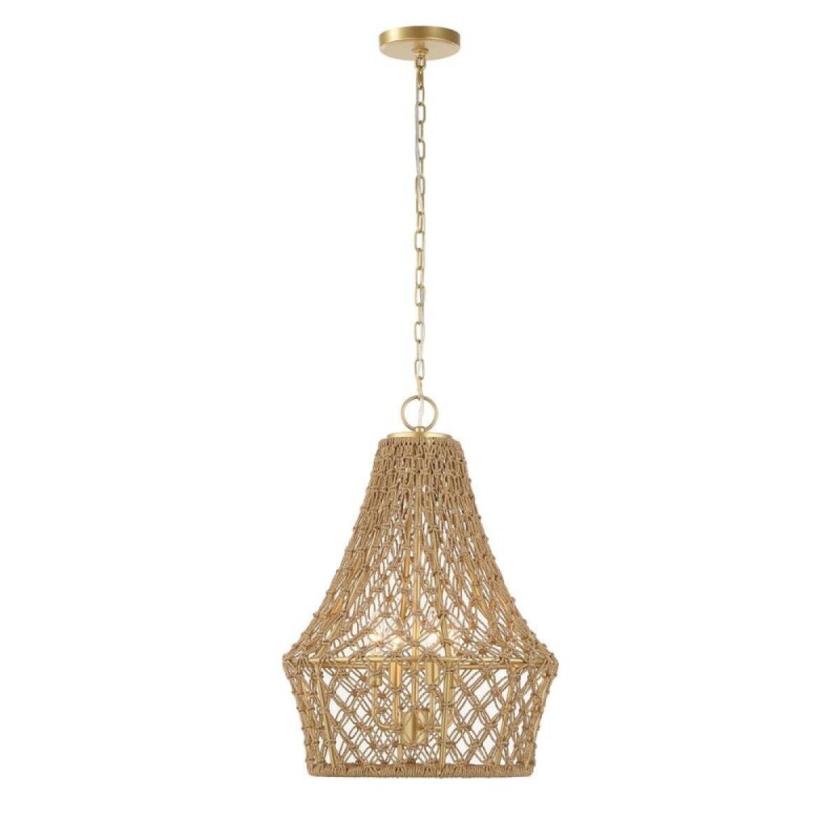 Macrame, 4 Lt Pendant - Image 6