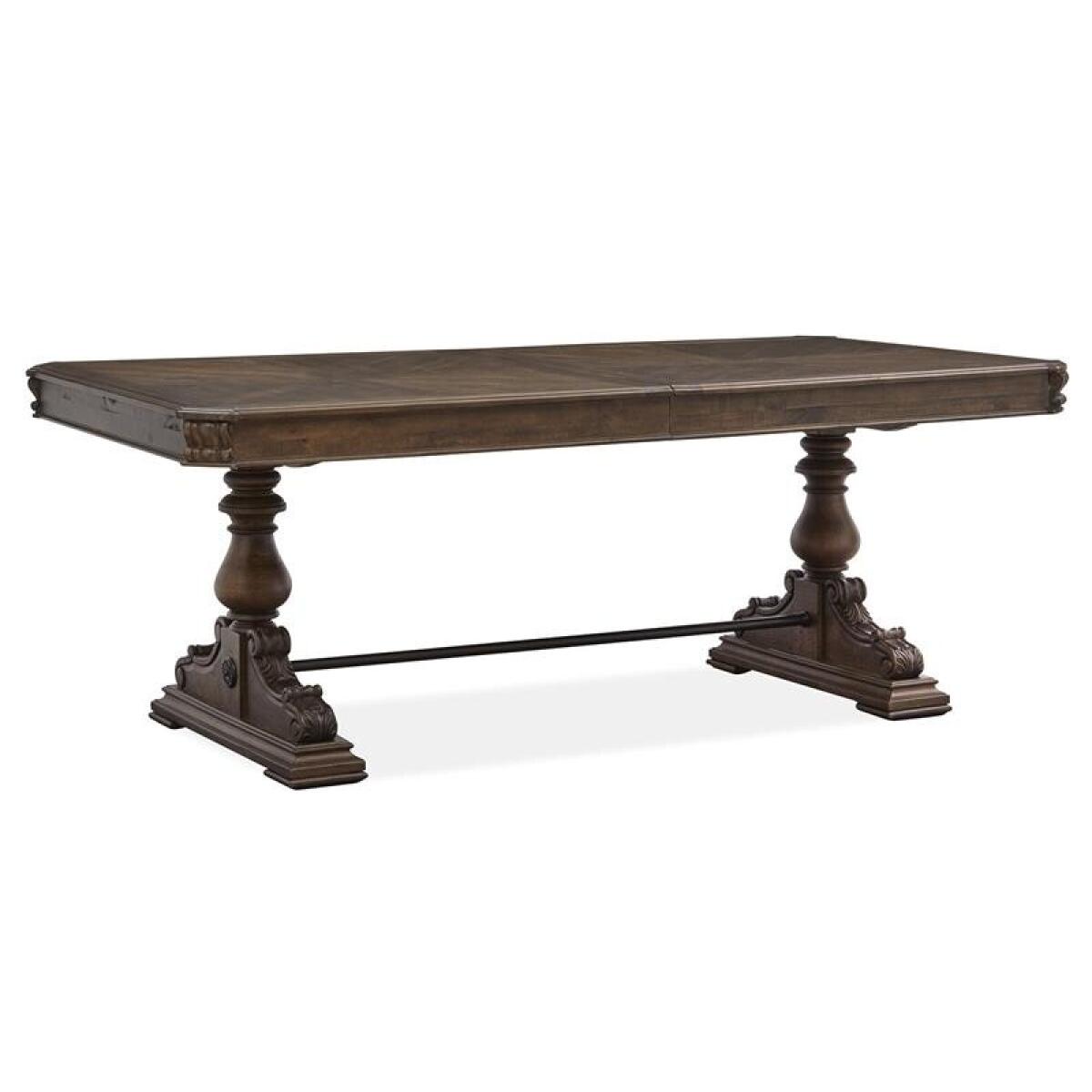 Durango Trestle Dining Table Dining Tables Brown 10