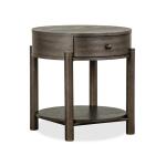 Hadleigh Black Round End Table