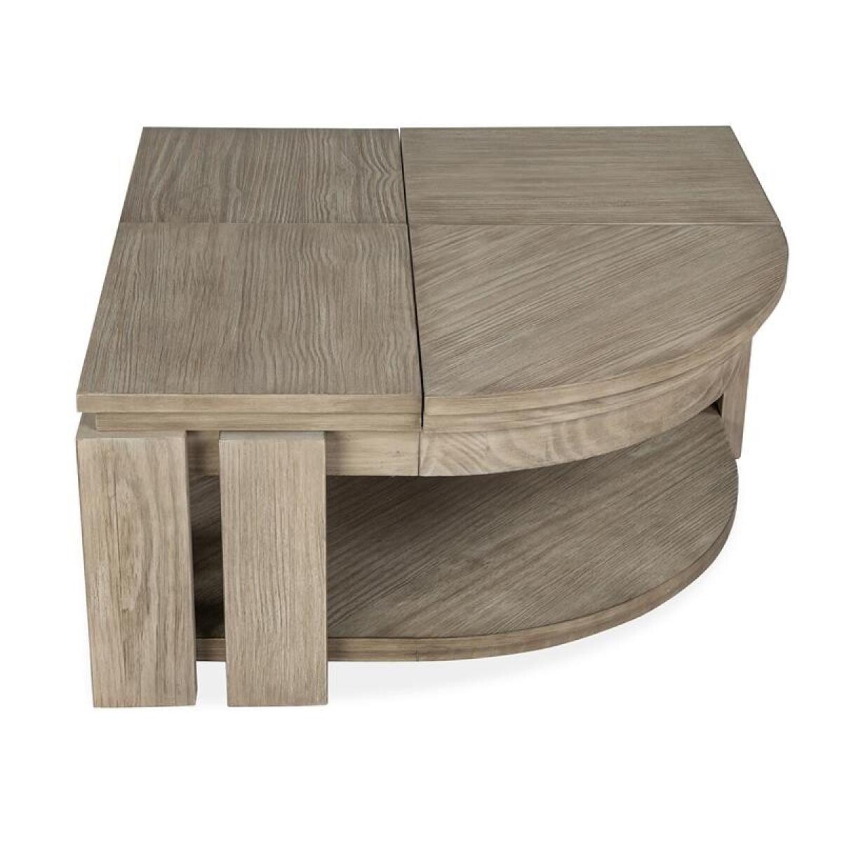 Conrad Pie Shaped Lift Top Cocktail Table w/Casters - Image 16