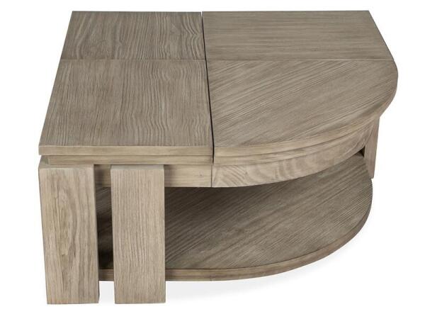 Conrad Pie Shaped Lift Top Cocktail Table w/Casters - Image 16