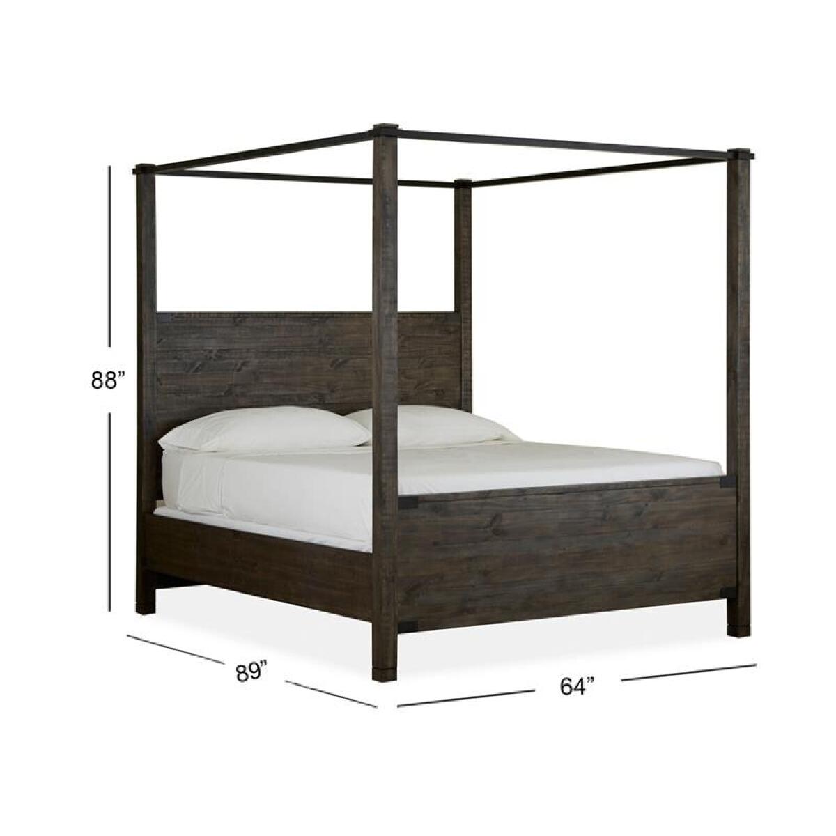 Abington Complete Queen Poster Bed Beds Beds 7