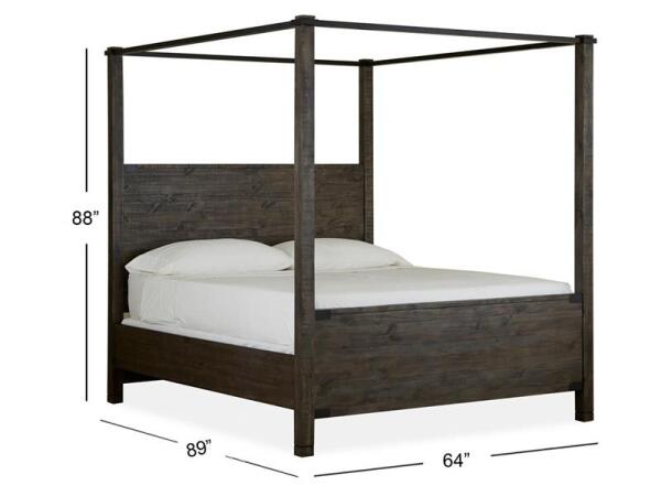 Abington Complete Queen Poster Bed Beds Beds 14
