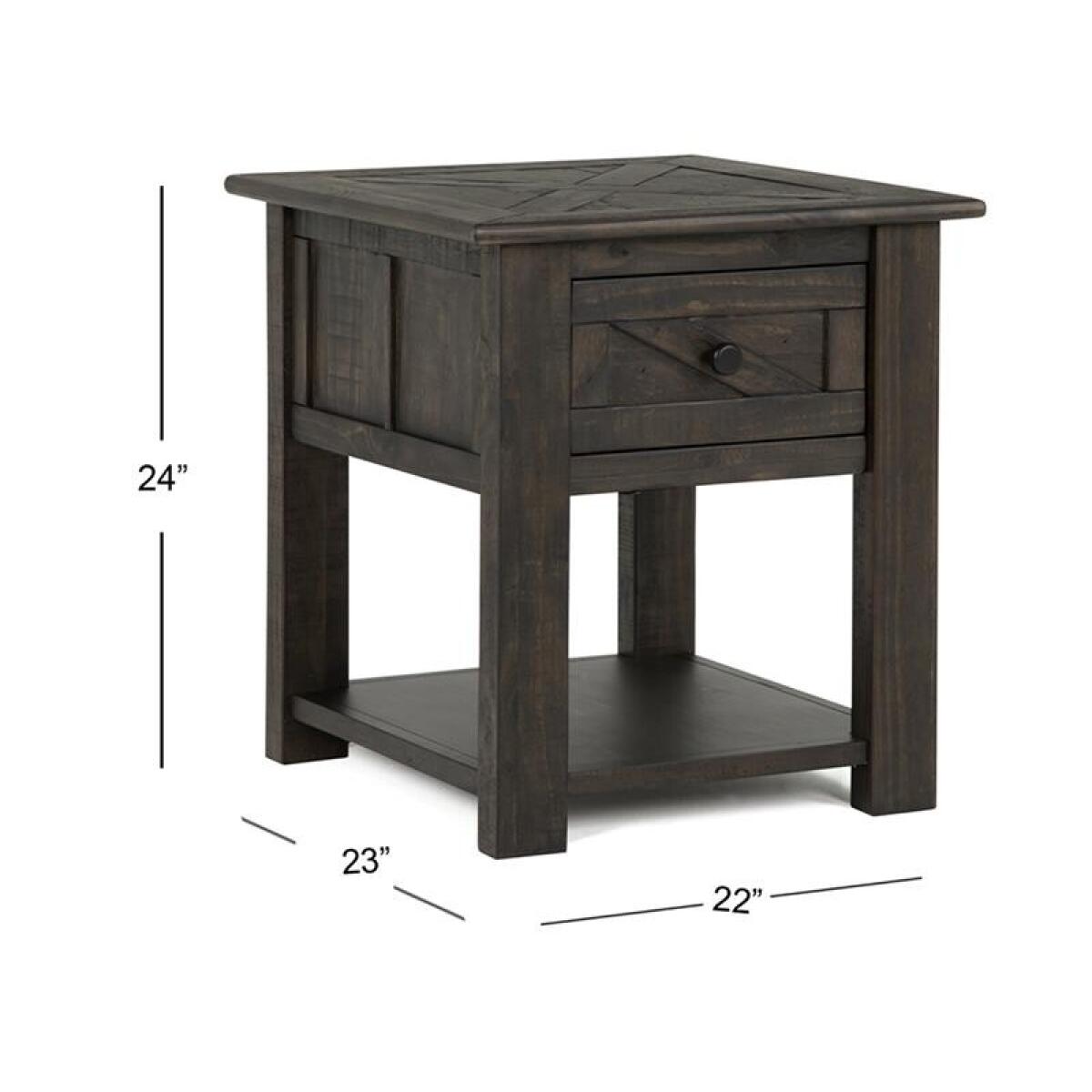 Garrett Rectangular End Table - Image 3