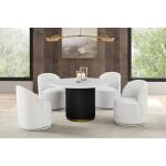 Varde Round Dining Marble Table - Image 5